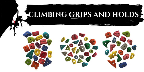 CLIMBING GRIPS AND HOLD